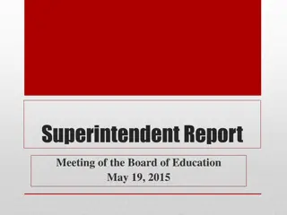 School Board Meeting Highlights - May 19, 2015