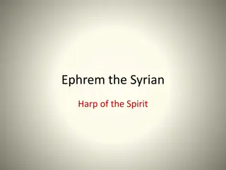 Insights into Ephrem the Syrian: The Poet, Theologian, and Exegete