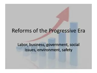 Progressive Era Reforms: Labor, Business, Government, and Social Changes