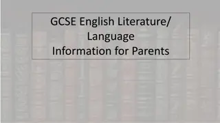 Approaching GCSE English Literature Exam Questions