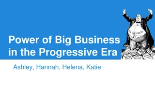 Challenges and Reforms in the Progressive Era: Power Struggles of Big Business