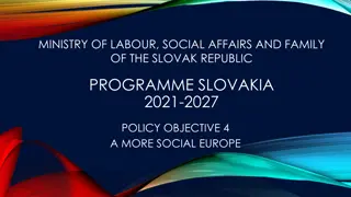 Promoting Social Innovation and Inclusive Policies in Slovakia 2021-2027