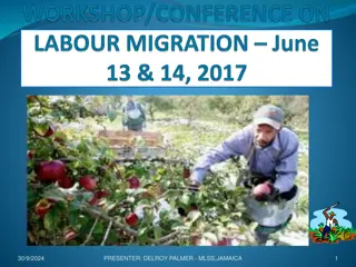 Protecting Migrant Workers' Labour Rights: Strategies and Initiatives by Ministry of Labour, Jamaica