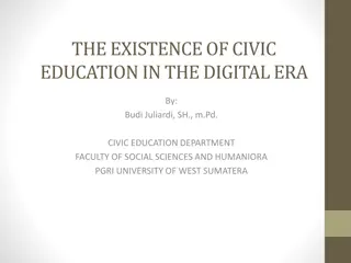 The Role of Civic Education in the Digital Era