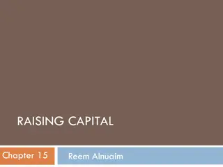 Capital Raising Strategies in Finance