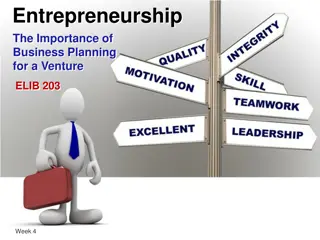 Importance of Business Planning for a Successful Venture