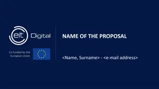 Europe Business Partnership Pitch Opportunity