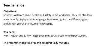 Workplace Health and Safety Awareness Training