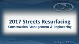 2017 Streets Resurfacing Project Overview