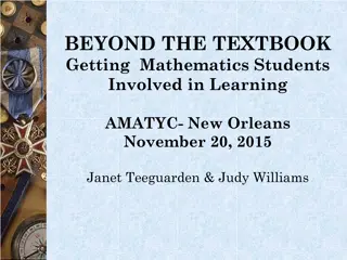 Engaging Mathematics Students Beyond the Textbook