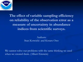 Understanding Variable Sampling Efficiency in Scientific Surveys