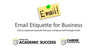 Mastering Email Etiquette for Business Success