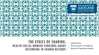 The Ethics of Sharing: Health Social Worker Concerns