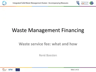 Waste Management Financing Overview