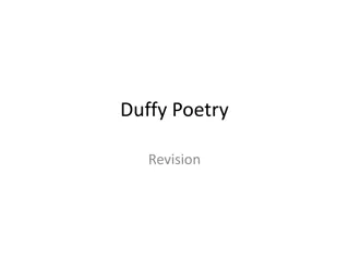 Analysis of Duffy's Poems: Havisham and Mrs. Midas