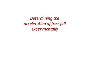 Experimental Determination of Acceleration of Free Fall