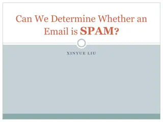 Determining Email Spam using Statistical Analysis and Machine Learning