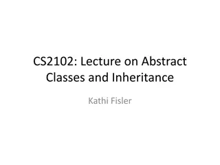 Abstract Classes and Inheritance in Java