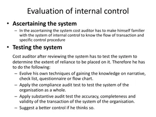 Understanding Internal Control Evaluation Methods in Auditing