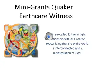 Quaker Earthcare Witness Mini-Grants Program