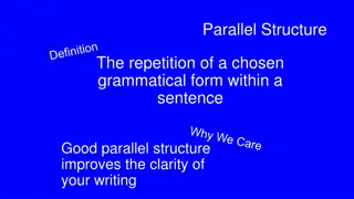 Mastering Parallel Structure for Clear Writing