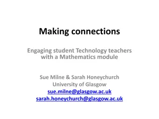 Engaging Student Technology Teachers with Mathematics Module