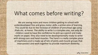 Developing Fine and Gross Motor Skills in Children for Effective Writing