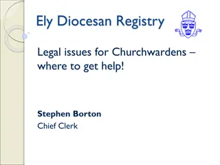 Ely Diocesan Registry and Its Functions