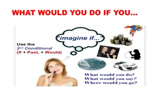 What Would You Do If You...