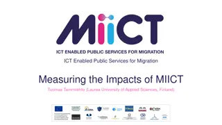 Impact Areas and Measurement of ICT-Enabled Public Services for Migration