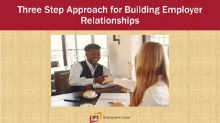 Three-Step Approach for Building Employer Relationships