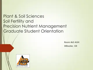 Graduate Student Orientation in Plant and Soil Sciences - AGH, Stillwater, OK