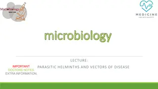 Parasitic Helminths and Disease Vectors in Microbiology