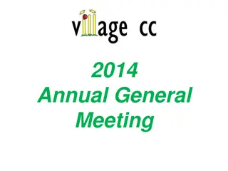 Village CC Tour 2015: Building on Brilliance - Recap and Plans