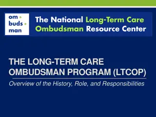 The Long-Term Care Ombudsman Program