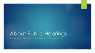 The Importance of Public Hearings in Planning and Zoning