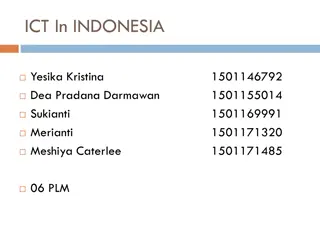 Exploring ICT Landscape in Indonesia: Challenges and Recommendations