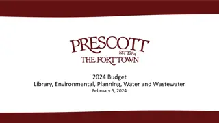 Overview of 2024 Budget, Library, Environmental, Planning, Water & Wastewater