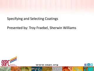 Guide to Selecting and Specifying Coatings for Various Substrates