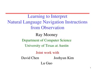 Learning to Interpret Natural Language Navigation Instructions from Observation