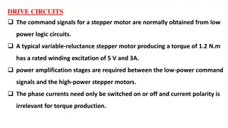 Drive Circuits for Stepper Motors: Unipolar Circuit Explanation