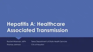 Hepatitis A Healthcare-Associated Transmission Investigation