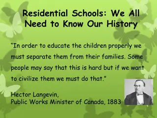 History of Residential Schools in Canada