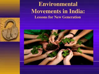 Environmental Movements in India: Lessons for a Sustainable Future