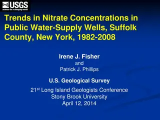 Trends in Nitrate Concentrations in Suffolk County Public Water-Supply Wells 1982-2008