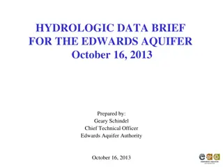 Hydrologic Data Brief for the Edwards Aquifer - October 16, 2013