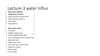 Understanding Water Influx in Oil and Gas Reservoirs