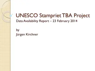 UNESCO Stampriet TBA Project Data Availability Report February 2014