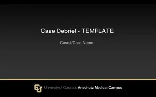 Standard Aquifer Case Debrief Template