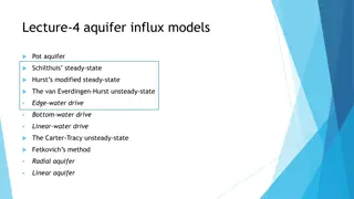 Aquifer Influx Models and Solutions